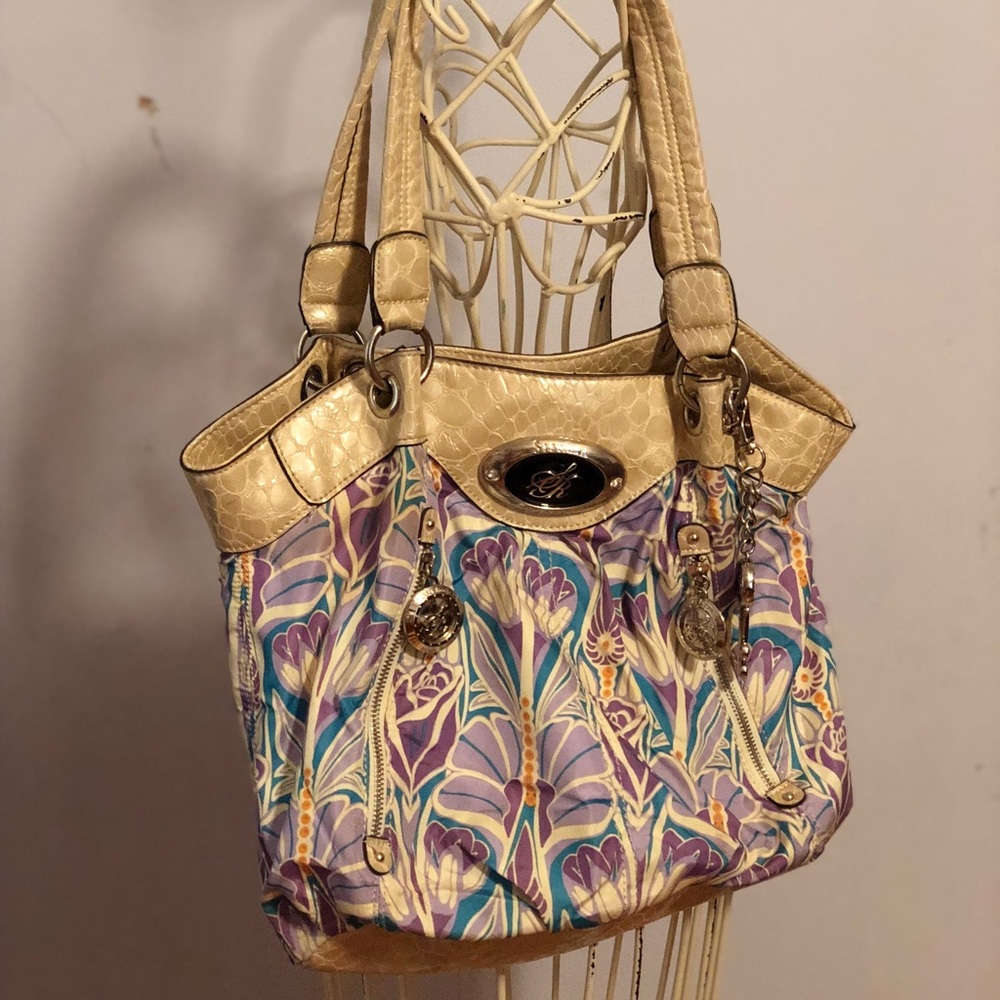 Sienna Ricchi purple floral handbag